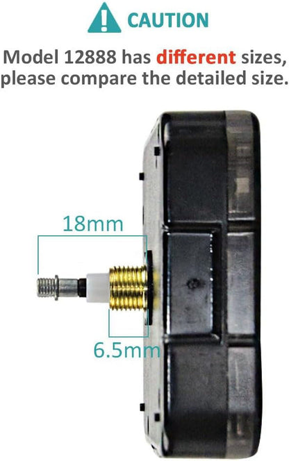Quartz DIY Wall Clock Movement Mechanisms Battery Powered DIY Repair Parts Replacement V1189-LWWAL-20260325-02815