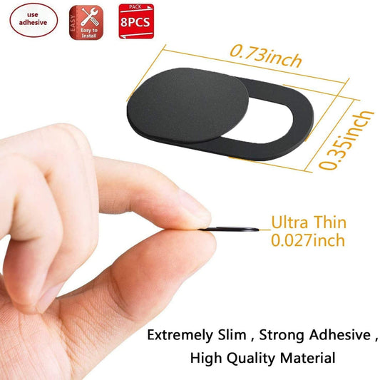 3 Pack Webcam Cover Slider for Privacy, 0.027in Ultra Thin Design Web Camera Cover Slide for Laptop, Desktop, V1189-LWWAL-20260325-02817