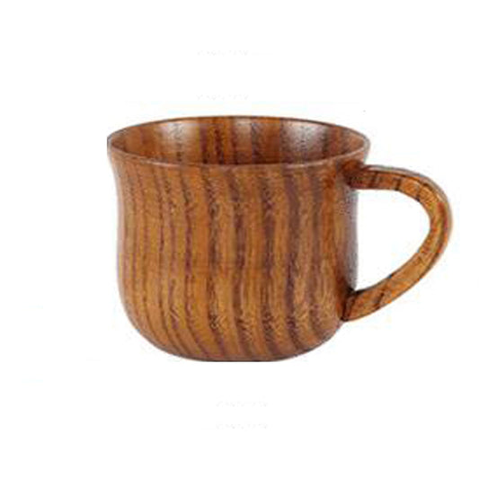 JWDX Glass and Bottle Clearance! Solid Wood Retro Wooden Coffee Cup Restaurant Insulation Wooden Cup Tea Cup V1189-LWWAL-20260325-02822