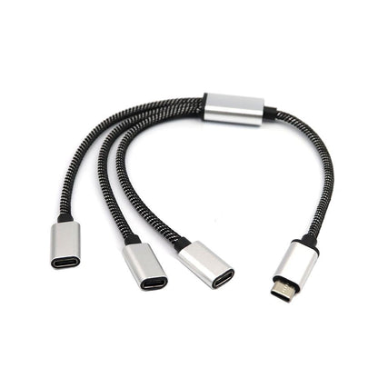 USB C Splitter, USB C to USB C Female Adapter, 2/3 Ports 1 to 3 V1189-LWWAL-20260325-02836