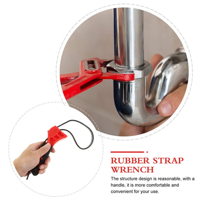 1pc Multifunctional Adjustable Rubber Strap Belt Wrench Universal Bottle Opener V1189-LWWAL-20260325-02841