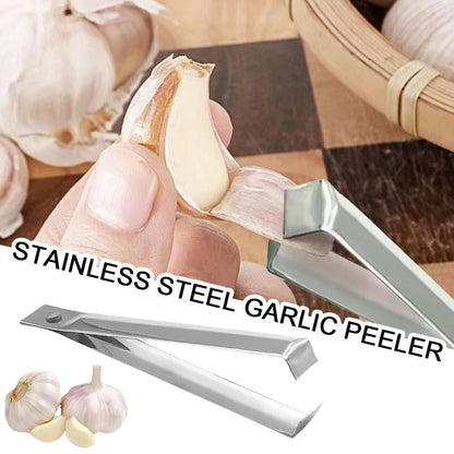 2x Fish Bone Tweezers Set Garlic Peeler Garlic Tweezer Remover Tool Tongs for Cooking Practical Gadgets V1189-LWWAL-20260325-02857