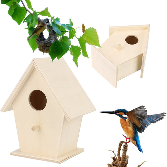 Clearance! Ttybhh Bird Feeders, Dox Box Box House Bird Box Bird House Bird Bird House Wooden Other Khaki V1189-LWWAL-20260325-02859