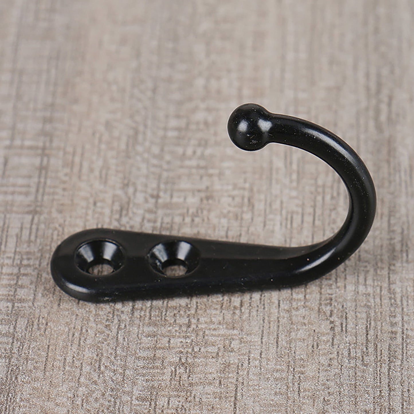 JWDX Black Wall Hooks, Hooks Clearance, 6Pcs Black Wall Hooks With Screwsand Anchor for Key, Towel, Hat (U V1189-LWWAL-20260325-02878