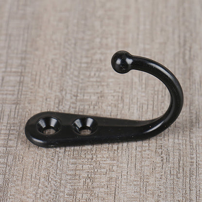 JWDX Black Wall Hooks, Hooks Clearance, 6Pcs Black Wall Hooks With Screwsand Anchor for Key, Towel, Hat (U V1189-LWWAL-20260325-02878