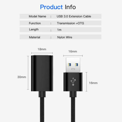 6 ft USB Extension Cable, USB A to A Charging Power Cord (Male to Female) V1189-LWWAL-20260325-02896