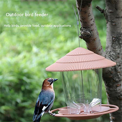 JWDX BigBird Outdoor Hanging Wild Bird Feeder, Plastic, Brown Z2-Brown V1189-LWWAL-20260325-02903