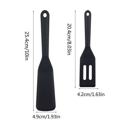 JWDX Spatula, Cooking Utensils Clearance, 2 Piece Silicone Shovel Set Cookie Shovel Fried Egg Spatula Steak V1189-LWWAL-20260325-02906