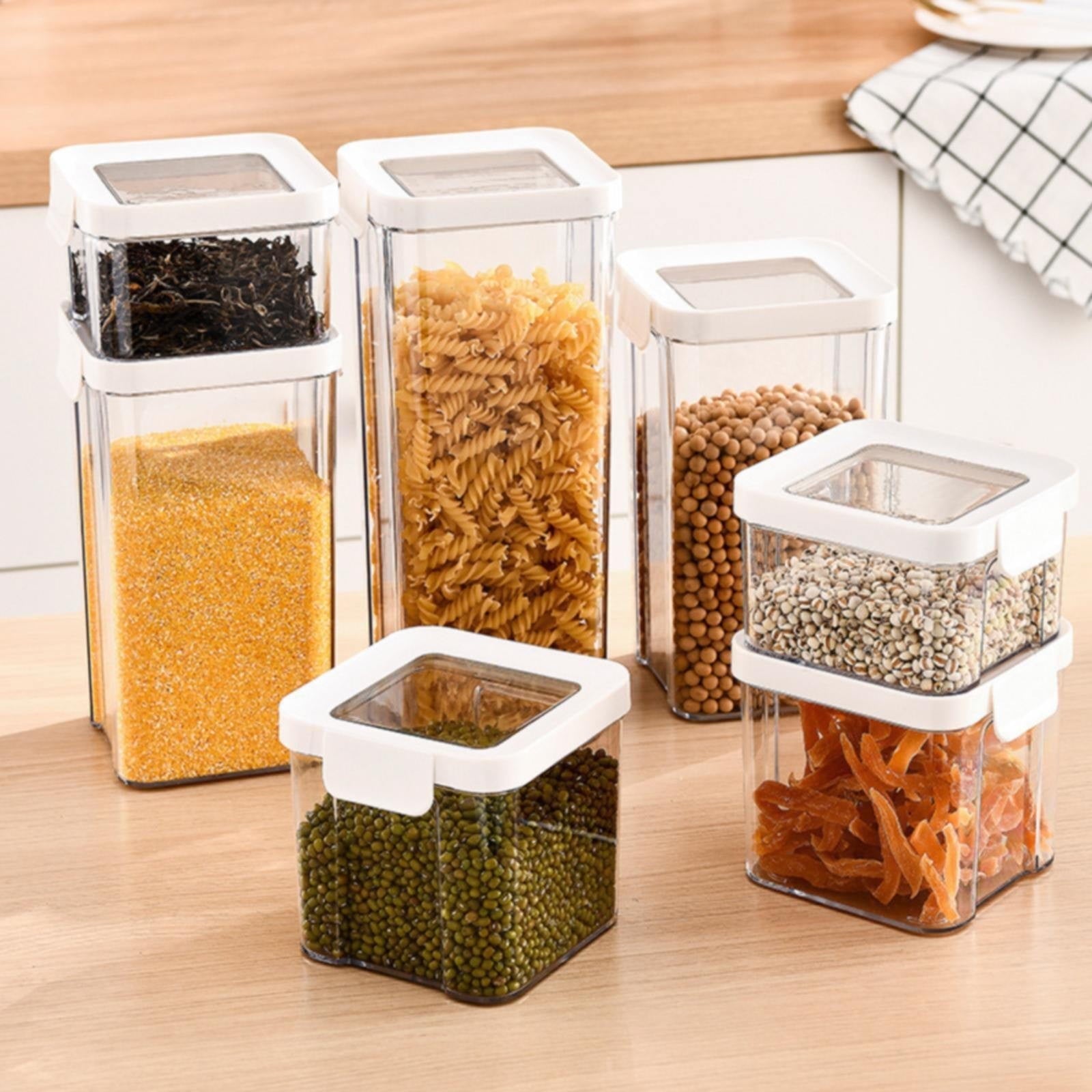 JWDX Storage Container, Airtight Cereal Containers Storage Sealed Cans for Grains and Miscellaneous Grains V1189-LWWAL-20260325-02916