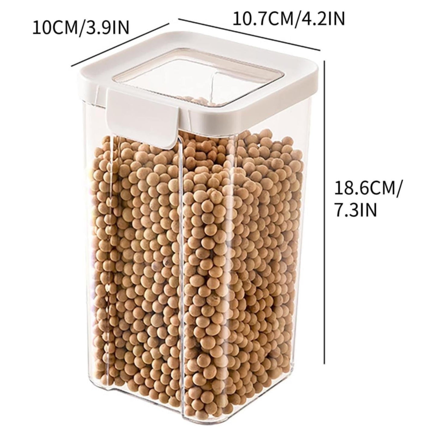 JWDX Storage Container, Airtight Cereal Containers Storage Sealed Cans for Grains and Miscellaneous Grains V1189-LWWAL-20260325-02917