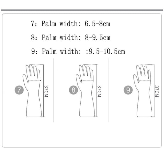 Clearance! JWDX Apron Sleeve, Apron Sleeve Promotion, Gloves Gloves Washing Hand Rubber Long Cleaning Warm V1189-LWWAL-20260325-02919