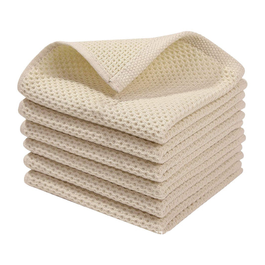 JWDX Wipes Clearance! 100% Cotton Weave Kitchen Dish Cloths Ultra Soft Absorbent Quick Drying Dish Towels V1189-LWWAL-20260325-02936