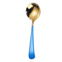 JWDX Tableware Clearance! 6.2 Inch Length Stainless Steel Spoons Portable Handle Soup Spoons E V1189-LWWAL-20260325-02963