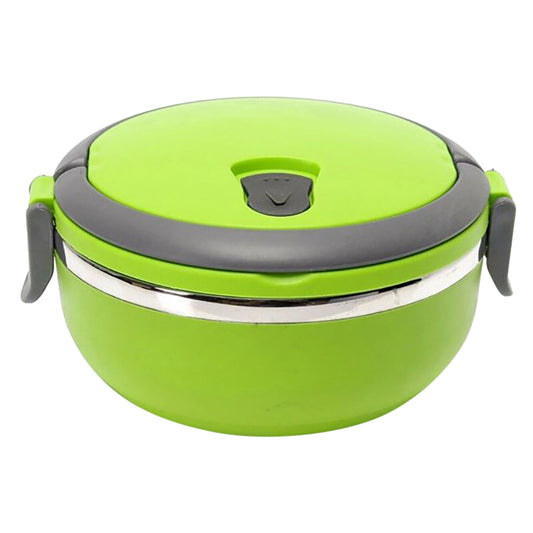 JWDX Storage Containers Clearance! Stainless Steel Round 1 Layer Insulated Food Thermal Containers Lunch Box V1189-LWWAL-20260325-02970