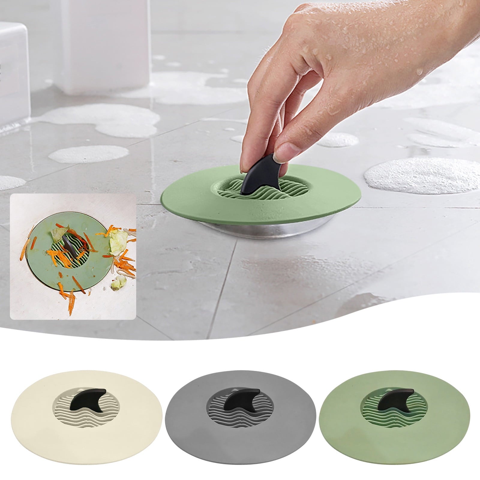 JWDX Strainers Clearance! Star Bathroom Drain Hair Catcher Bath Stopper Plug Sink Strainer Filter Shower, V1189-LWWAL-20260325-02972