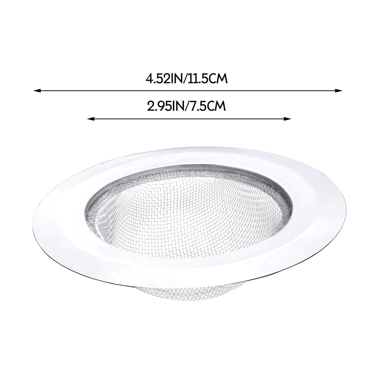 JWDX Strainers Clearance! Sink Strainer, Stainless Steel Kitchen Sink Strainer, Wide Edge, Suitable, Filter V1189-LWWAL-20260325-02975