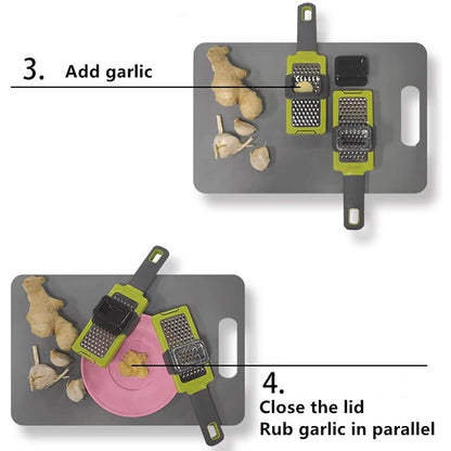 JWDX Garlic Press Clearance! Garlic Press Garlic and Ginger Powder Grinder Kitchen Tools Creative Garlic V1189-LWWAL-20260325-02978