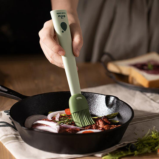 JWDX Silicone Oil Brush Clearance! Food Grade Silicone Brush Oil Brush Kitchen Pancake Oil Brush Household V1189-LWWAL-20260325-02994