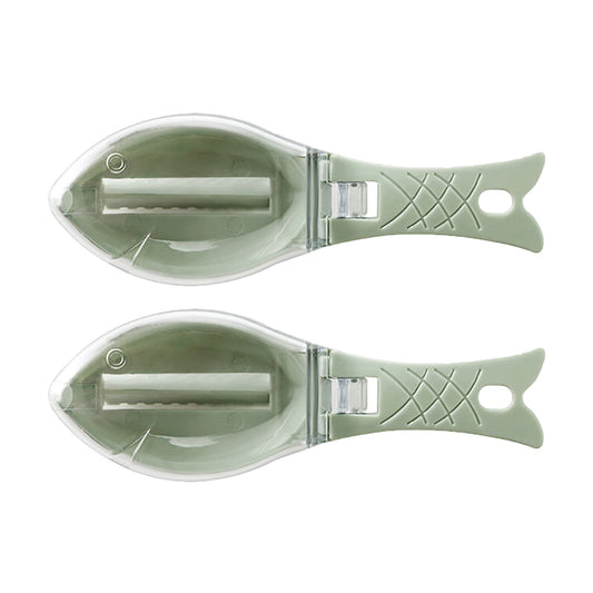 JWDX Scale Scraper, Peeler Clearance! Household Kitchen Tools Fishs Scale Scraper Remover with Lid White Green V1189-LWWAL-20260325-02995