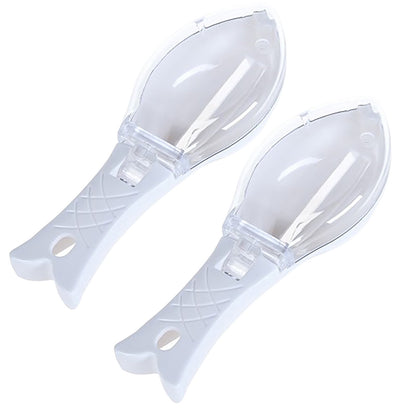 JWDX Scale Scraper, Peeler Clearance! Household Kitchen Tools Fishs Scale Scraper Remover with Lid White V1189-LWWAL-20260325-02996