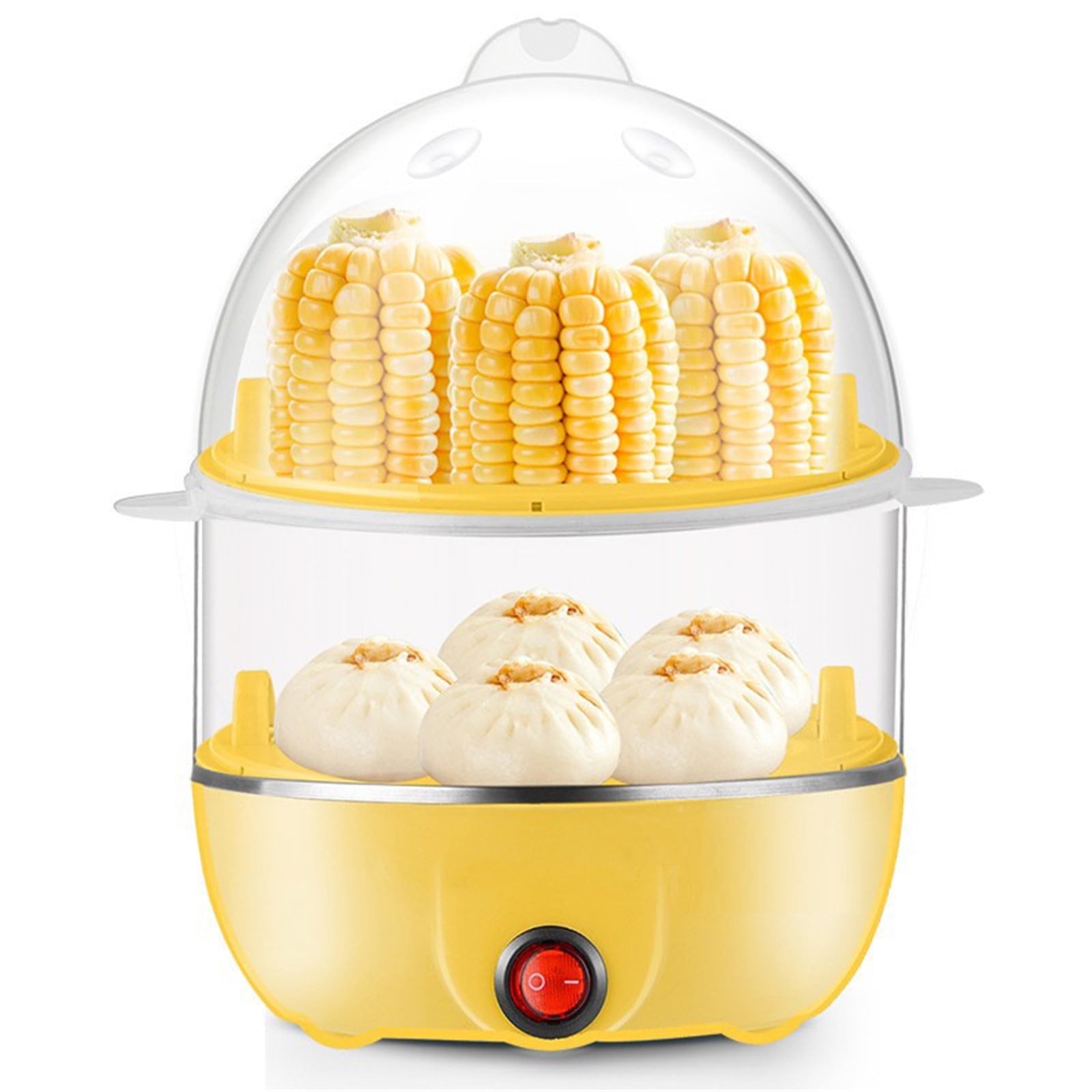 JWDX Egg Steamer Clearance! Eggs Cooker Double Breakfast Machine Stainless Steel Multi Function Steamer, V1189-LWWAL-20260325-02998