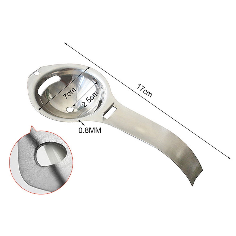 JWDX Bakeware Clearance! Kitchen Silver Egg Yolk Steel Tool Separator White Stainless Gadget Cooking Kitchen, V1189-LWWAL-20260325-02999