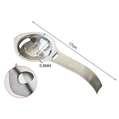 JWDX Bakeware Clearance! Kitchen Silver Egg Yolk Steel Tool Separator White Stainless Gadget Cooking Kitchen, V1189-LWWAL-20260325-02999