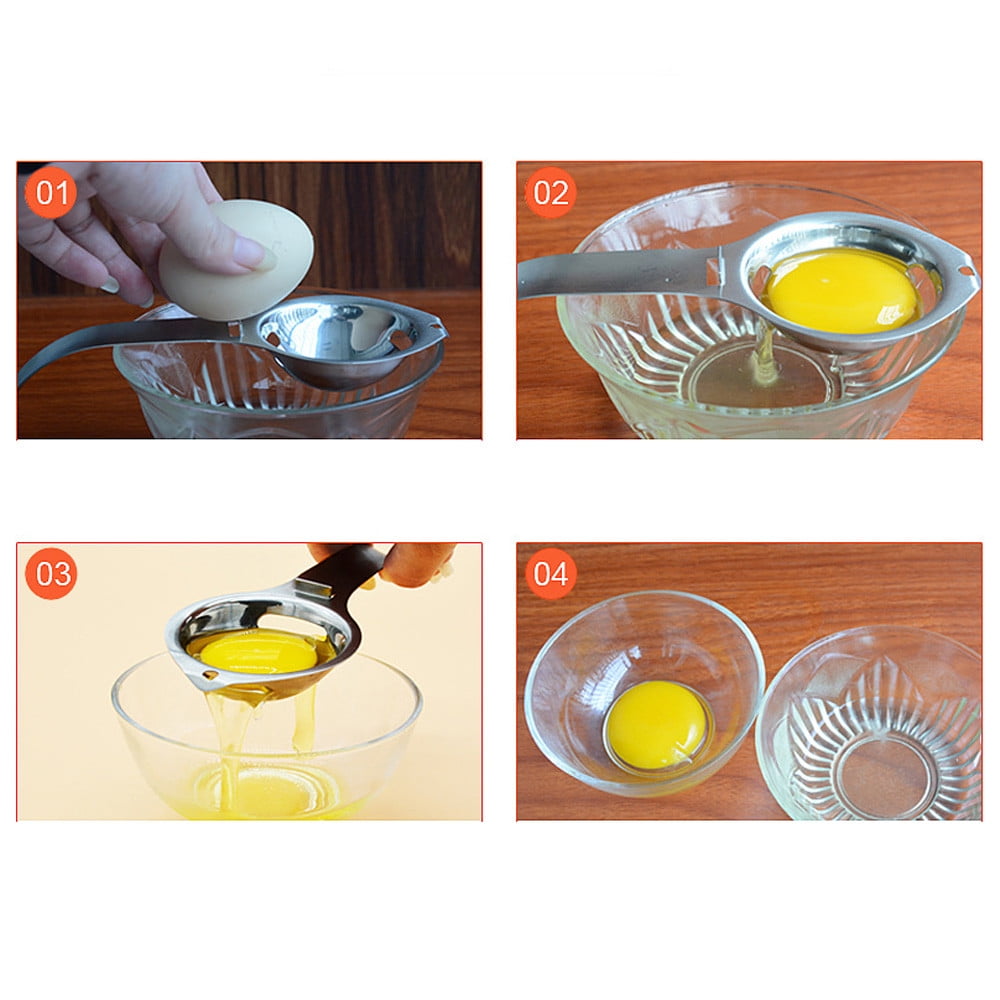 JWDX Bakeware Clearance! Kitchen Silver Egg Yolk Steel Tool Separator White Stainless Gadget Cooking Kitchen, V1189-LWWAL-20260325-02999