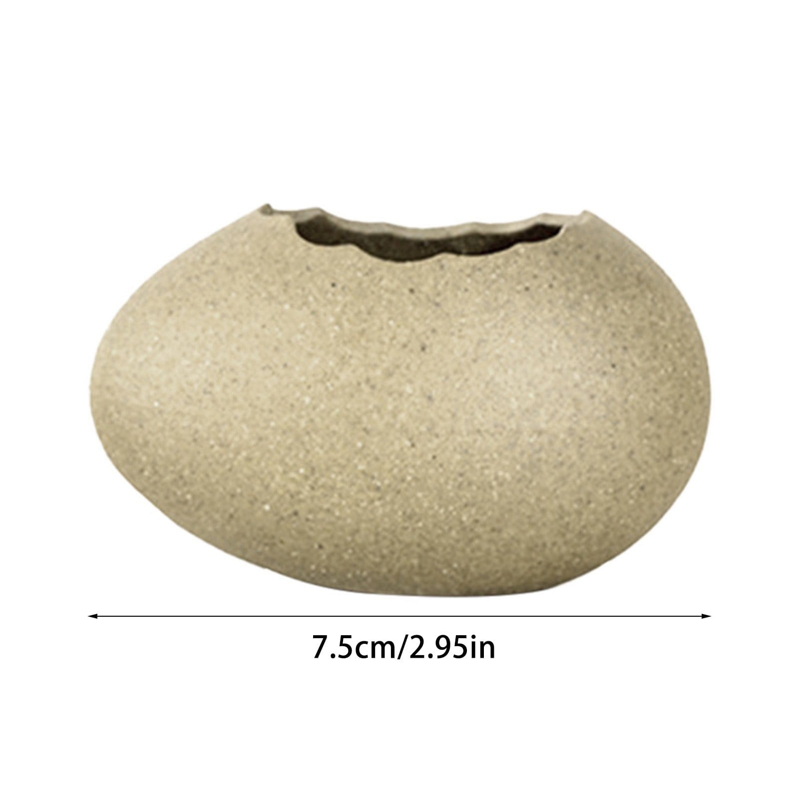 JWDX Tableware Clearance! Special Shaped Ceramic Broken Egg Bowl Vase Net Red Barbecue Shop Dessert Bird'S V1189-LWWAL-20260325-03005
