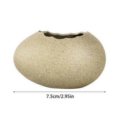 JWDX Tableware Clearance! Special Shaped Ceramic Broken Egg Bowl Vase Net Red Barbecue Shop Dessert Bird'S V1189-LWWAL-20260325-03005