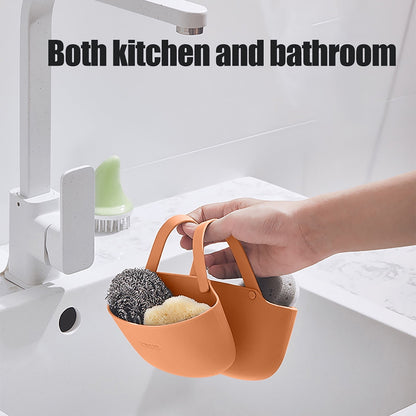 JWDX Drain Rack Clearance! Double Layer Kitchen Sink Storage Hanging Bag Home Multis Function Faucet Debris V1189-LWWAL-20260325-03014