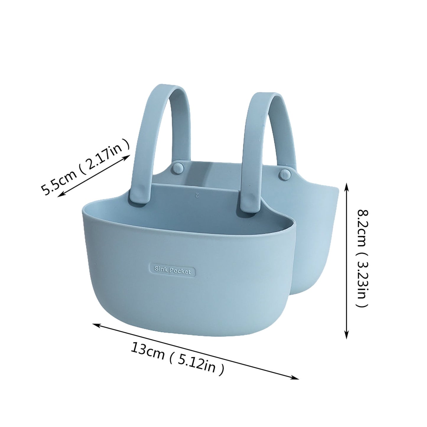 JWDX Drain Rack Clearance! Double Layer Kitchen Sink Storage Hanging Bag Home Multis Function Faucet Debris V1189-LWWAL-20260325-03014