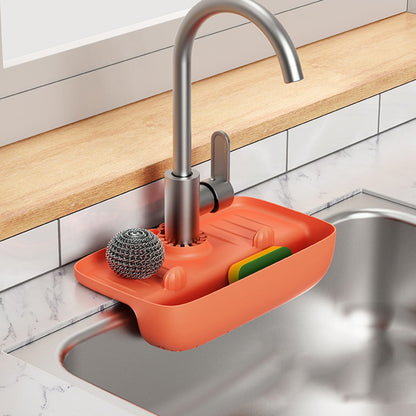 Clearance! JWDX Drain Rack Clearance Sink Holder Sink Rack with Drain Basket Kitchen Sink Organizer Storage V1189-LWWAL-20260325-03016