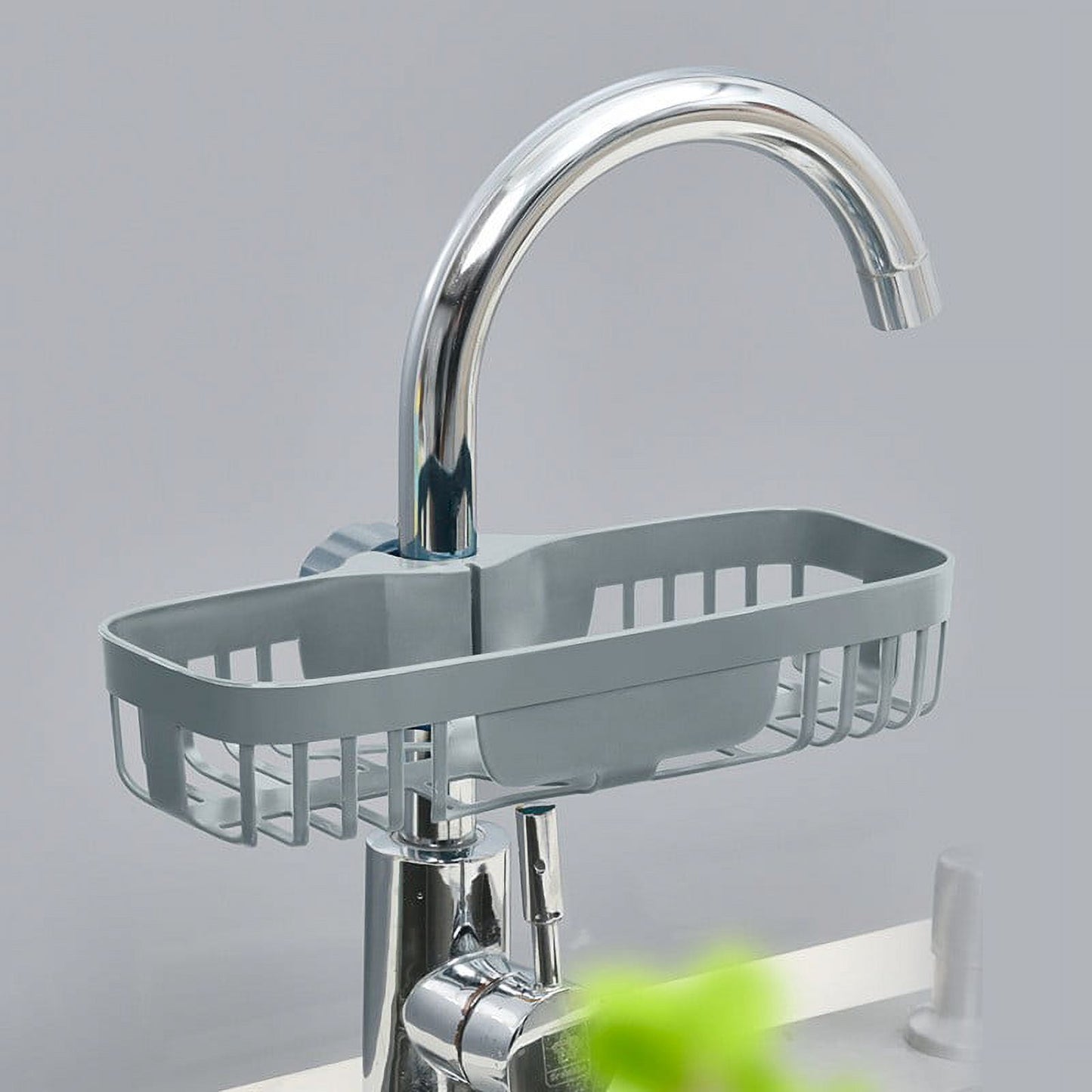 JWDX Drain Rack Clearance! Sink Sponge Rack Stand Kitchen Faucet Storage Rack Sponge and Towel Rack Drain V1189-LWWAL-20260325-03021