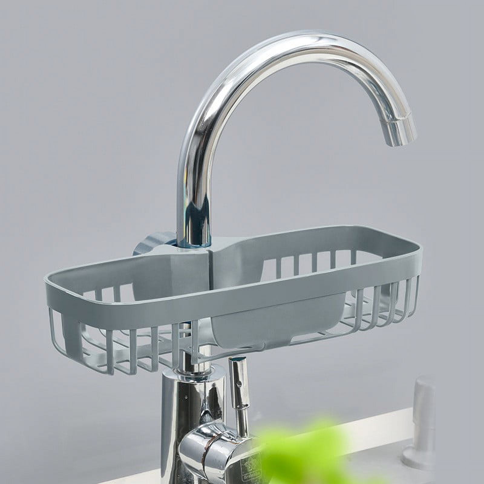 JWDX Drain Rack Clearance! Sink Sponge Rack Stand Kitchen Faucet Storage Rack Sponge and Towel Rack Drain V1189-LWWAL-20260325-03021
