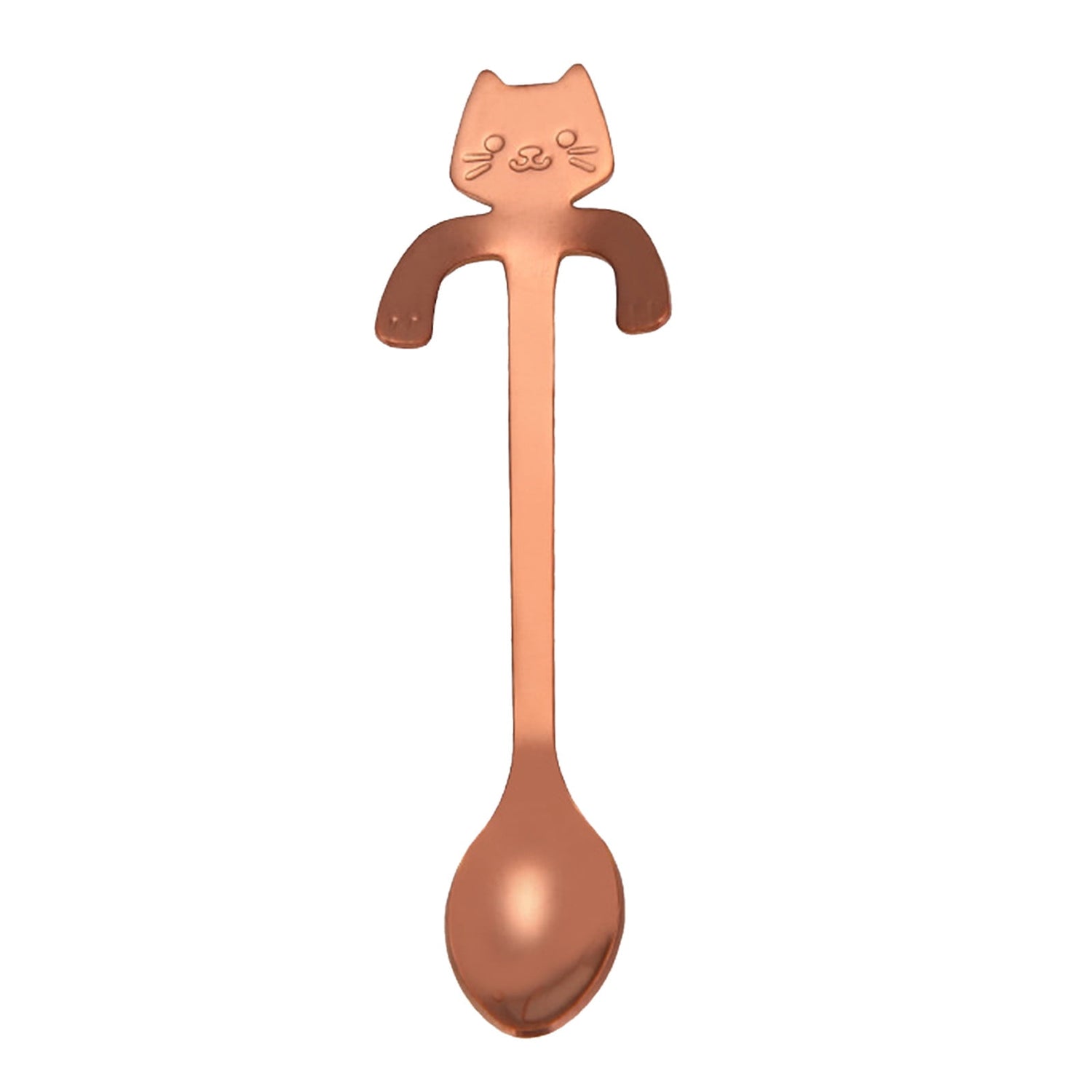 JWDX Tableware Clearance! Cat Spoon Short Handle Spoons Flatware Coffee Drinking Tools Kitchen Gadge, V1189-LWWAL-20260325-03024