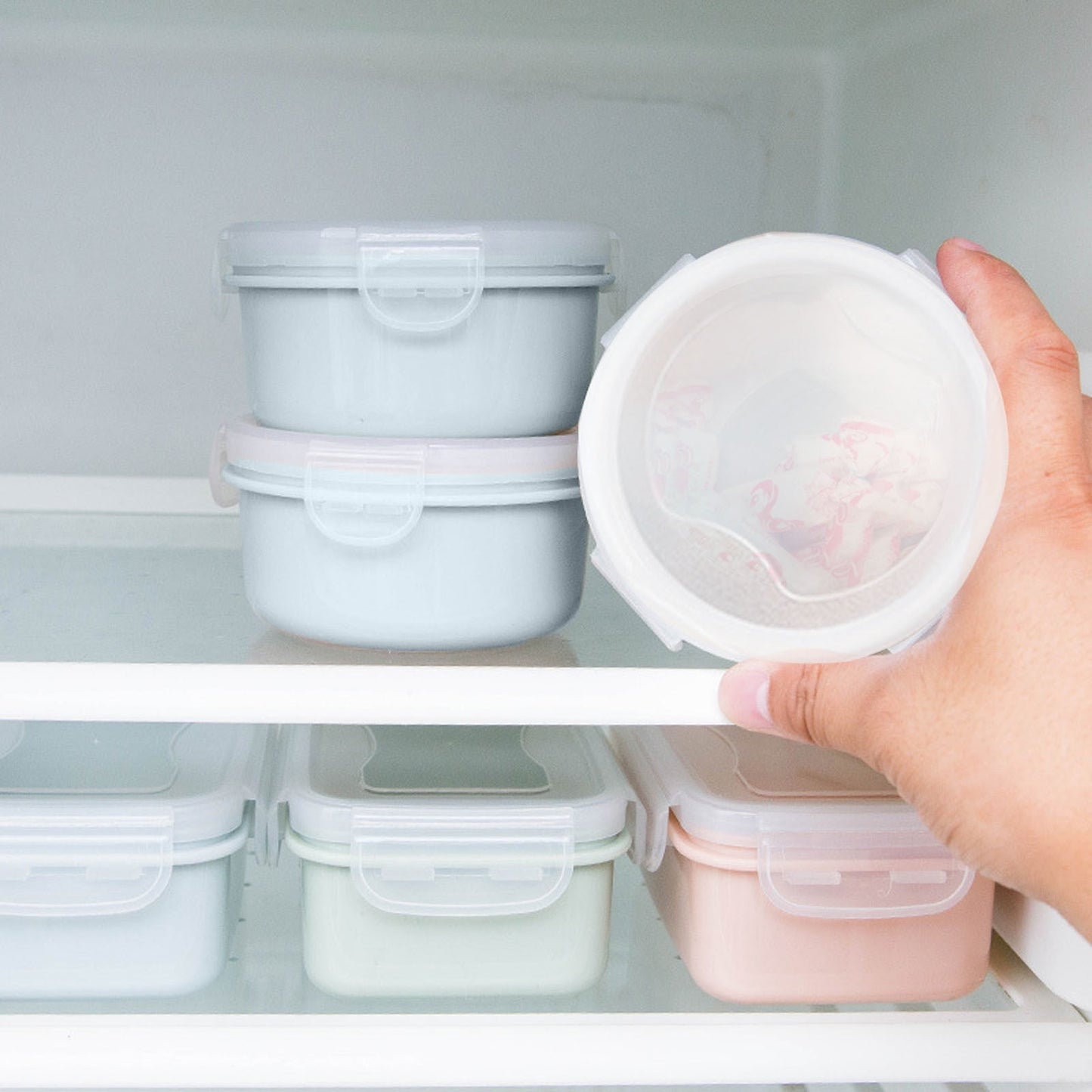 JWDX Storage Containers Clearance! Simple Refrigerator Preservation Box Small Lunch Box Kitchen Lunch Box V1189-LWWAL-20260325-03029