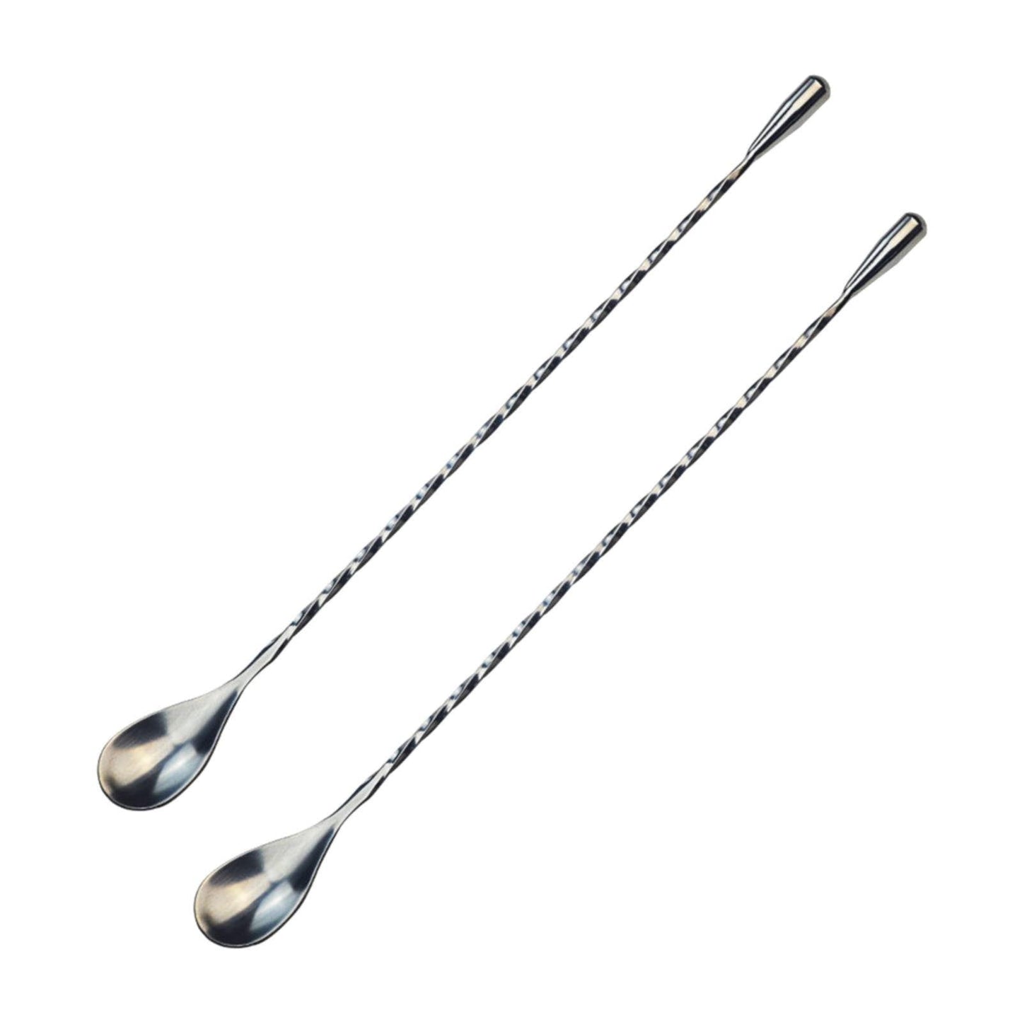 JWDX Tableware Clearance! Stainless Steel Bar Spoon Long Handle Threaded Water Drop Spoon Cocktail Spoon V1189-LWWAL-20260325-03037