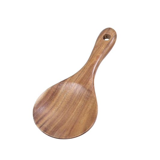 JWDX Cooking Utensils Clearance! Wooden Rice Spoon Rice for Rice Potato Desserts Teak Wood Rice Serving Spoon V1189-LWWAL-20260325-03045
