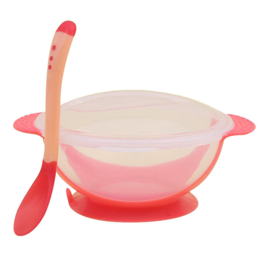 JWDX Tableware Clearance! Baby Children Training Feeding Dinner Bowl Spoon Tableware Set with Suction Cup, V1189-LWWAL-20260325-03049