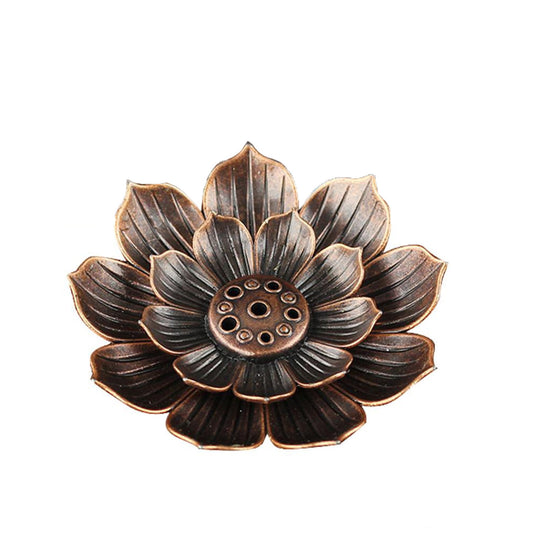 JWDX Rack Clearance! Ash Incense with Burner Brass Flower Burner Yoga Catcher Rack Stick Incense Tea Other, V1189-LWWAL-20260325-03080