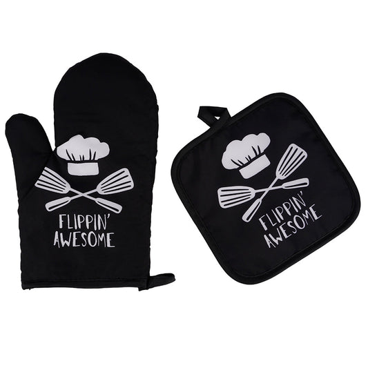JWDX Oven Mitts Clearance! Oven Mitts and Pot Holders Sets, Heat Resistants Oven Mitts Soft Cotton Lining and V1189-LWWAL-20260325-03084