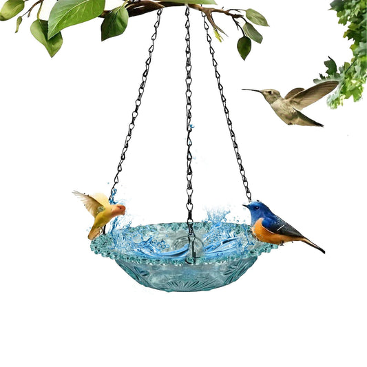 JWDX Bird Feeders for Outdoors Clearance! Hanging Bird Bath Plastic Bird Bath Plate Hanging Tray for Outdoors V1189-LWWAL-20260325-03091