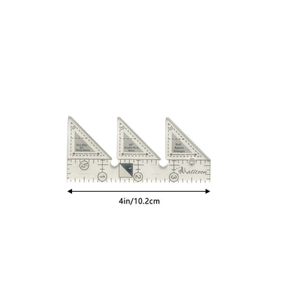 JWDX Measuring Tools Clearance! 45 Degree Sewing Design Ruler A 4 Inches, Creative Ruler Grids 45 V1189-LWWAL-20260325-03103