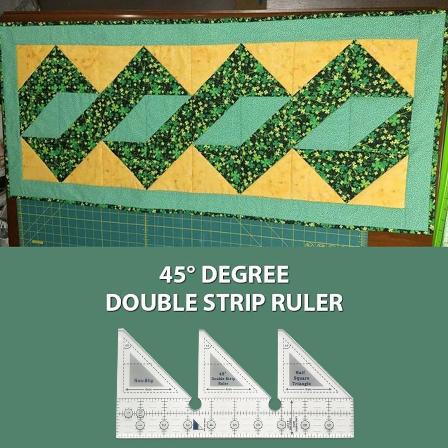 JWDX Measuring Tools Clearance! 45 Degree Sewing Design Ruler A 4 Inches, Creative Ruler Grids 45 V1189-LWWAL-20260325-03103
