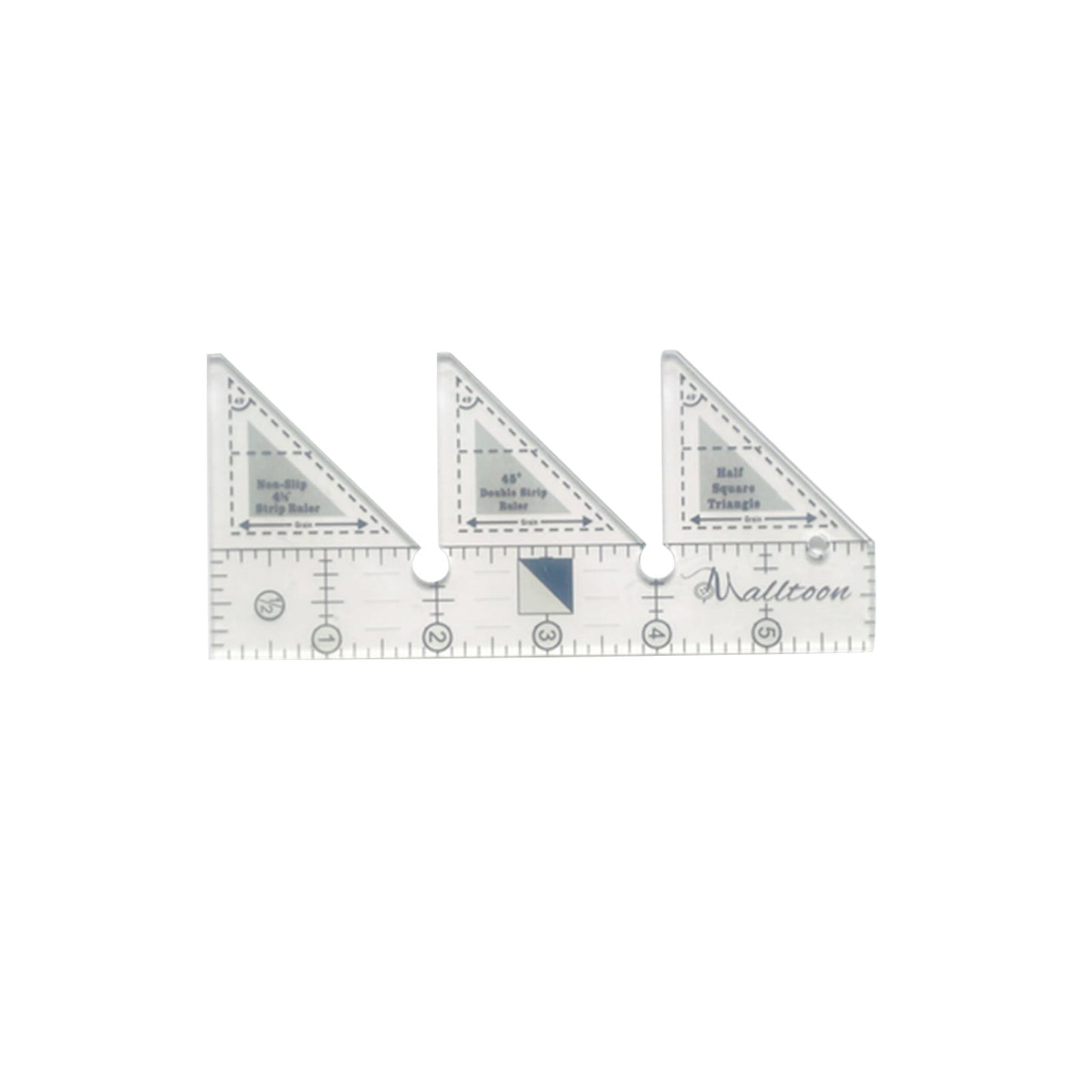 JWDX Measuring Tools Clearance! 45 Degree Sewing Design Ruler A 4 Inches, Creative Ruler Grids 45 V1189-LWWAL-20260325-03104