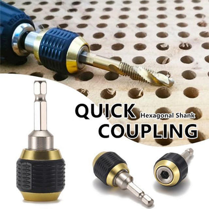 JWDX Electrical Tools Clearance! 2Pcs Quick Connect Drill Chuck Tools, Drill 1/4 Coupling Shank Quick Drill V1189-LWWAL-20260325-03106