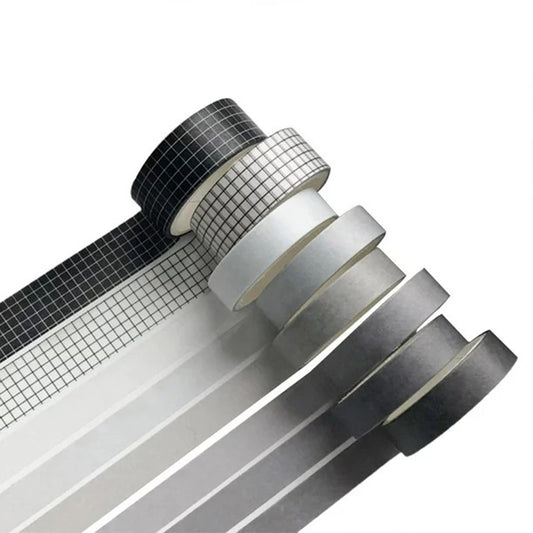 JWDX Adhesive Tape Clearance! Adhesive Tape, 8 /Box Washi Tape Adhesive Convenient Solid Colors Decorative V1189-LWWAL-20260325-03108