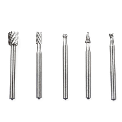 JWDX Drill Bit Clearance! 10Pcs Fine Needle Rotary Files White Diamond Drill Bits Silver, 10 Pcs/Set Hss V1189-LWWAL-20260325-03110