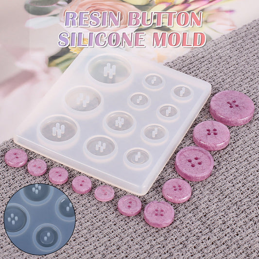 JWDX Diy Silicone Mould Clearance! Diy Silicone Mold Resin Button, Diy Resin Silicone Button Resin Pendant V1189-LWWAL-20260325-03118